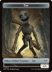Toy // Treasure Double-Sided Token [Duskmourn: House of Horror Tokens] | Good Games North