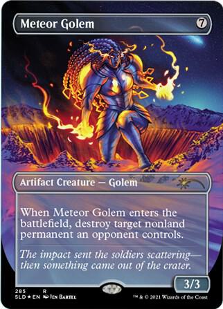 Meteor Golem 285 (Secret Lair Drop Series)  - Borderless Foil | Good Games North