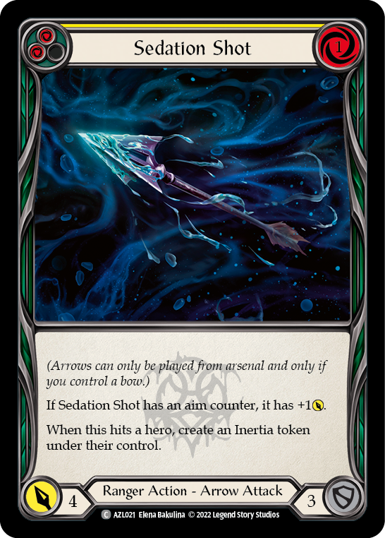 Sedation Shot (Yellow) [AZL021] (Outsiders Azalea Blitz Deck) | Good Games North