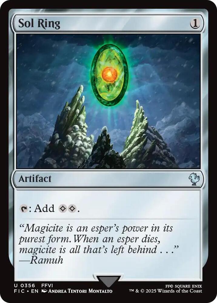 Sol Ring 356 (Commander: FINAL FANTASY)  - Foil | Good Games North