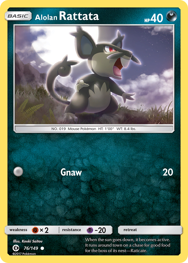 Alolan Rattata (76/149) [Sun & Moon: Base Set] | Good Games North