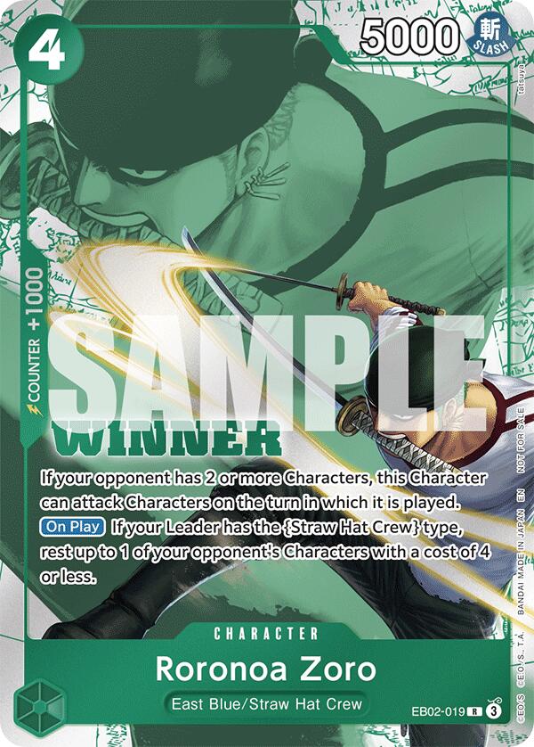 Roronoa Zoro (Winner Pack 2025 Vol. 3) [One Piece Promotion Cards] | Good Games North