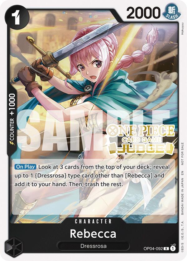 Rebecca (Judge Pack Vol. 6) [One Piece Promotion Cards] | Good Games North