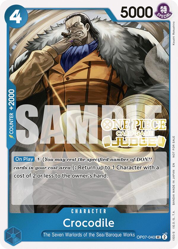 Crocodile (Judge Pack Vol. 6) [One Piece Promotion Cards] | Good Games North
