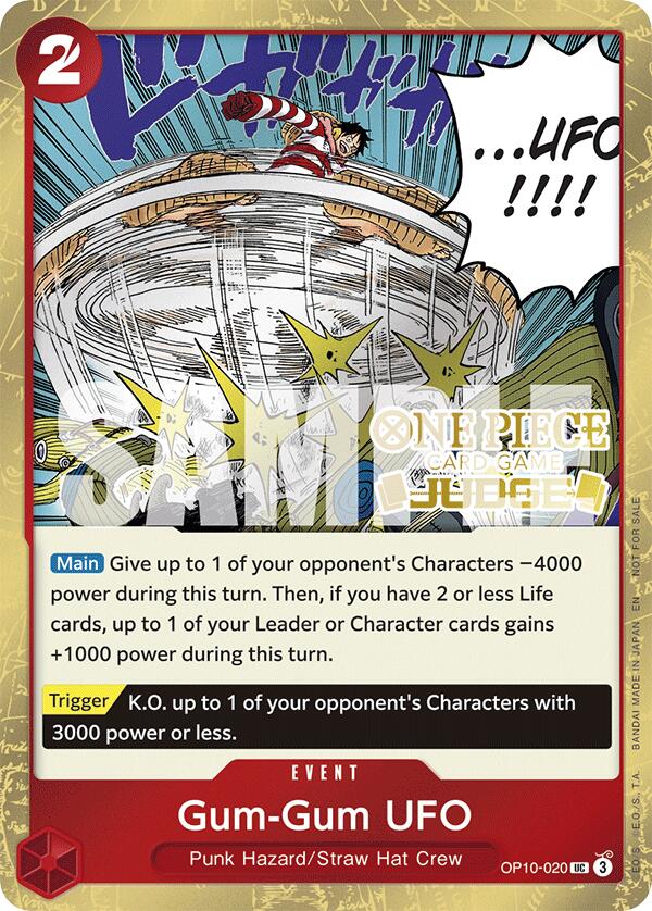 Gum-Gum UFO (Judge Pack Vol. 6) [One Piece Promotion Cards] | Good Games North