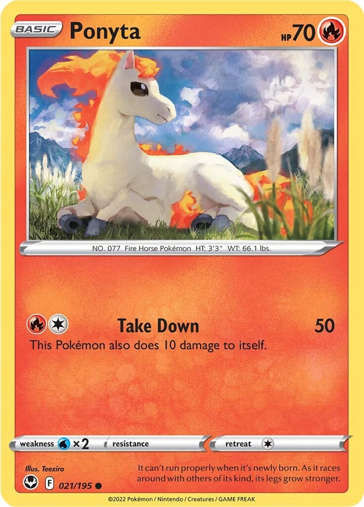 Ponyta (021/195) [Sword & Shield: Silver Tempest] | Good Games North