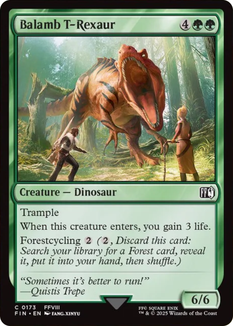 Balamb T-Rexaur [FINAL FANTASY] | Good Games North