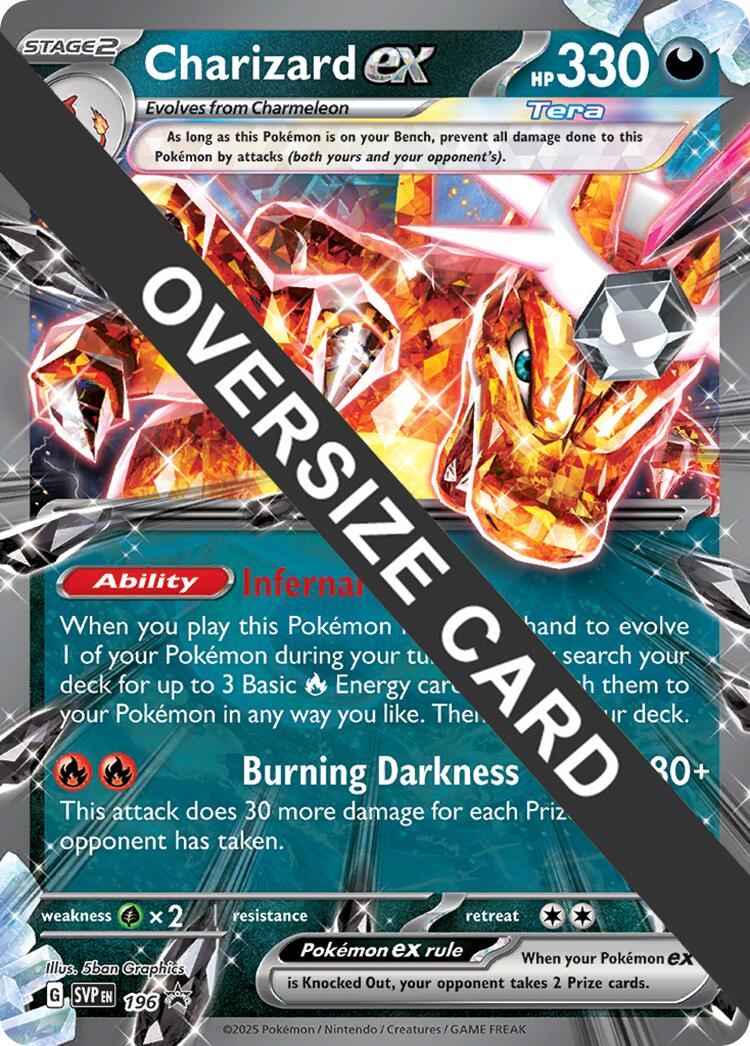 Charizard EX (196) (Jumbo Card) [Scarlet & Violet: Black Star Promos] | Good Games North
