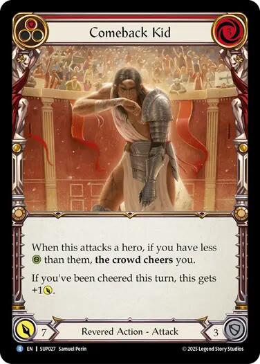 Comeback Kid (Red) [SUP027] (Super Slam) | Good Games North