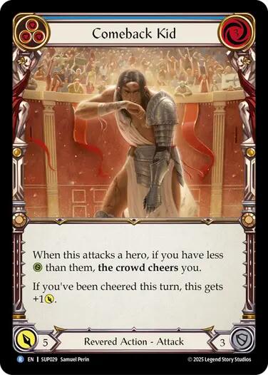 Comeback Kid (Blue) [SUP029] (Super Slam)  Rainbow Foil | Good Games North