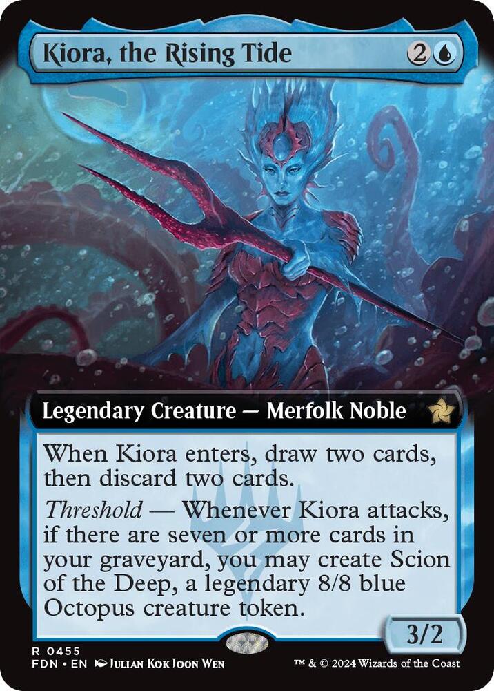 Kiora the Rising Tide Extended Art (Foundations)  | Good Games North