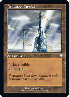Darksteel Citadel Retro Frame 180 (Commander: The Brothers' War)  | Good Games North
