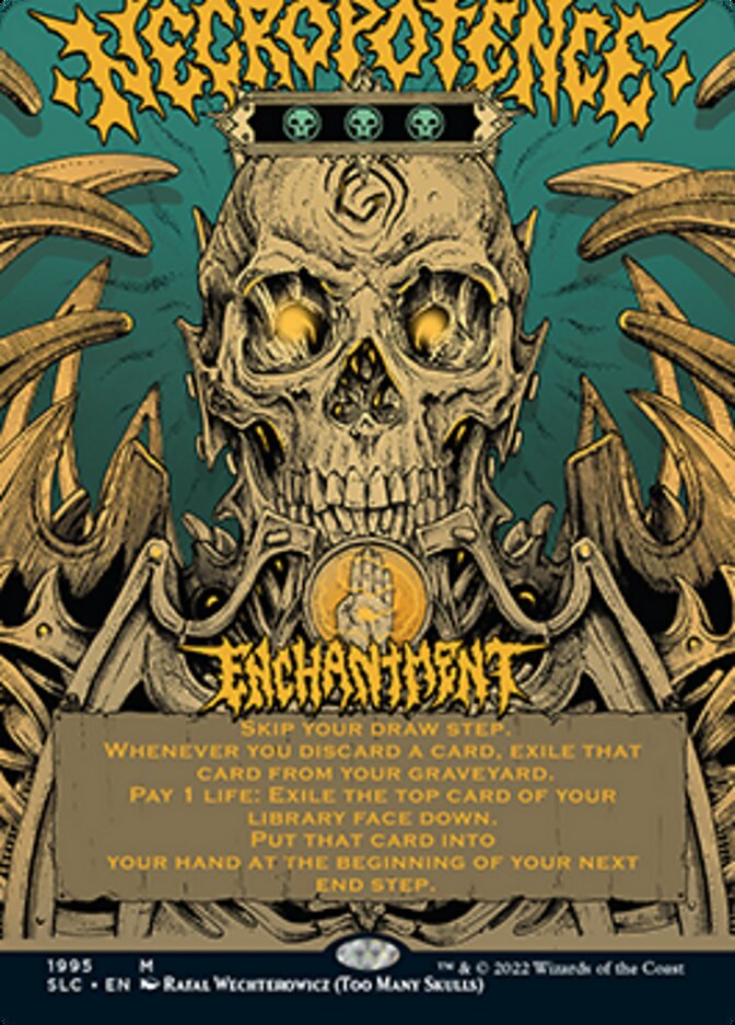 Necropotence (Borderless Alternate Art) [Secret Lair Countdown Kit] | Good Games North