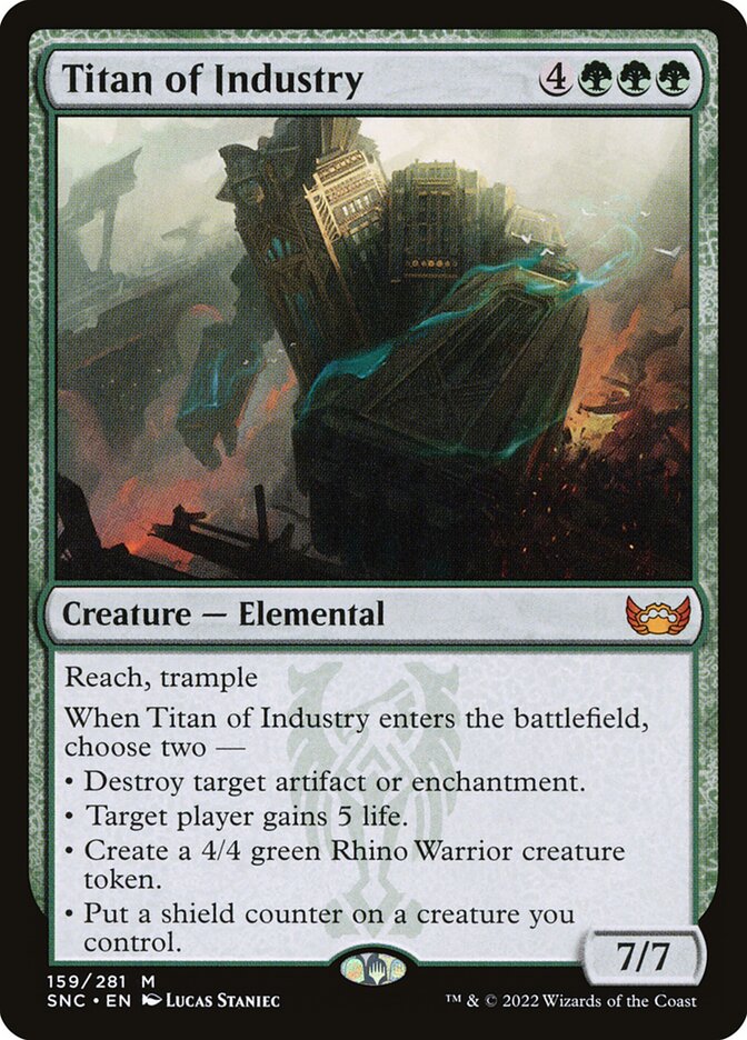 Titan of Industry (Streets of New Capenna)  - Foil | Good Games North