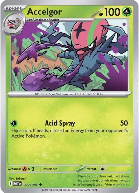 Accelgor (009/086) [Scarlet & Violet: White Flare] | Good Games North