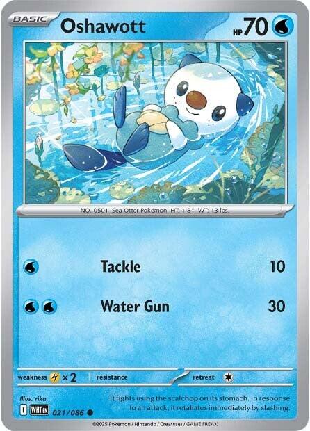 Oshawott (021/086) [Scarlet & Violet: White Flare] | Good Games North