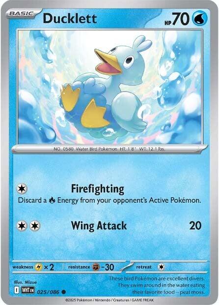 Ducklett (025/086) [Scarlet & Violet: White Flare] | Good Games North