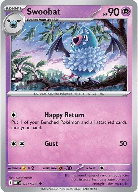 Swoobat (037/086) [Scarlet & Violet: White Flare] | Good Games North