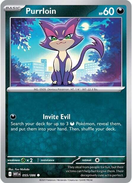 Purrloin (055/086) [Scarlet & Violet: White Flare] | Good Games North