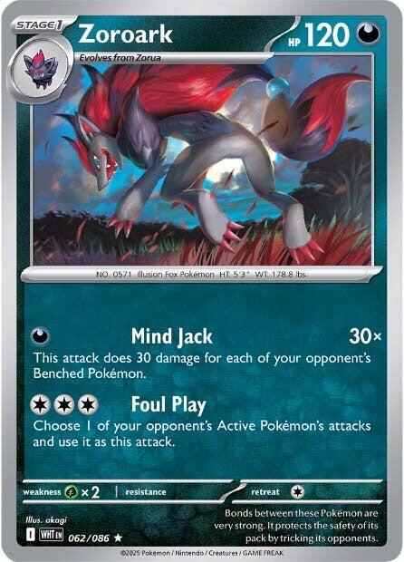 Zoroark (062/086) [Scarlet & Violet: White Flare] | Good Games North