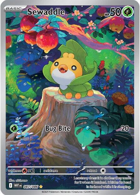 Sewaddle (087/086) [Scarlet & Violet: White Flare] | Good Games North