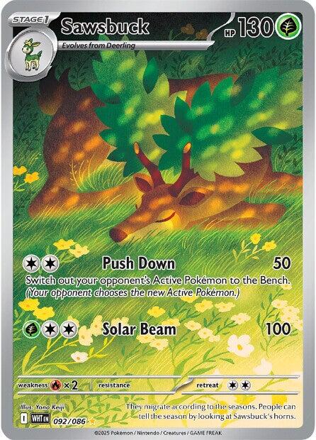 Sawsbuck (092/086) [Scarlet & Violet: White Flare] | Good Games North