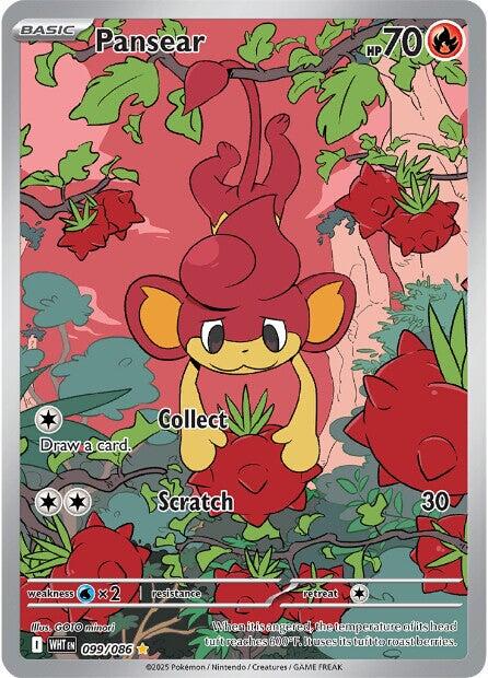 Pansear (099/086) [Scarlet & Violet: White Flare] | Good Games North
