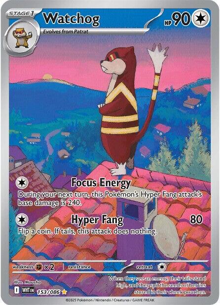 Watchog (153/086) [Scarlet & Violet: White Flare] | Good Games North