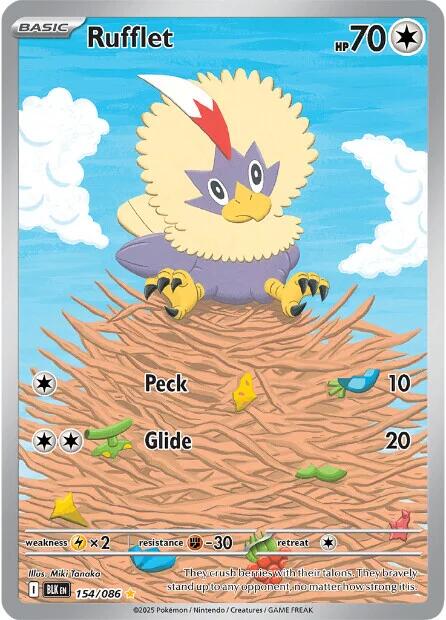 Rufflet (154/086) [Scarlet & Violet: Black Bolt] | Good Games North