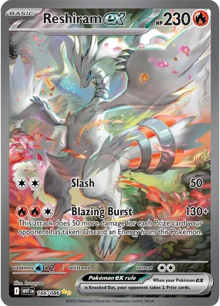 Reshiram ex (166/086) [Scarlet & Violet: White Flare] | Good Games North