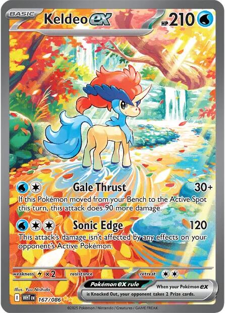 Keldeo ex (167/086) [Scarlet & Violet: White Flare] | Good Games North