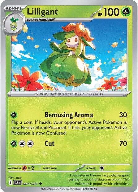 Lilligant (007/086) [Scarlet & Violet: Black Bolt] | Good Games North