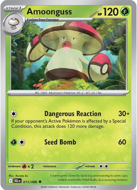 Amoonguss (011/086) [Scarlet & Violet: Black Bolt] | Good Games North