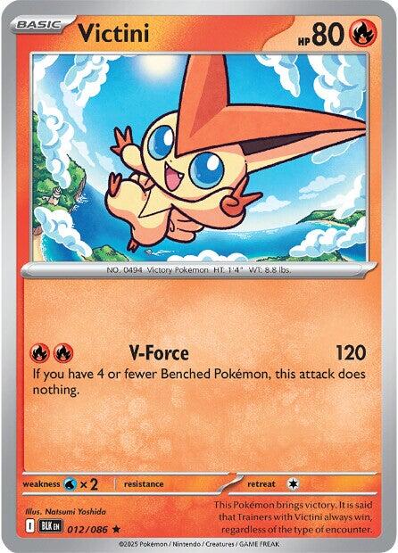 Victini (012/086) [Scarlet & Violet: Black Bolt] | Good Games North