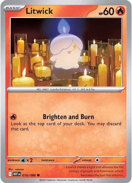 Litwick (016/086) [Scarlet & Violet: White Flare] | Good Games North