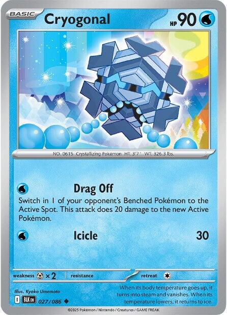 Cryogonal (027/086) [Scarlet & Violet: Black Bolt] | Good Games North