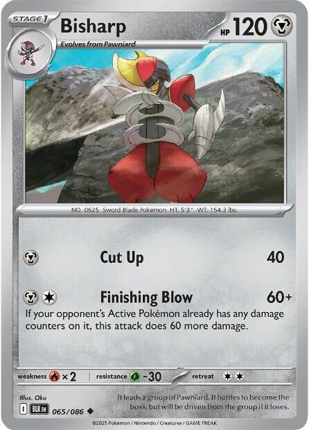 Bisharp (065/086) [Scarlet & Violet: Black Bolt] | Good Games North