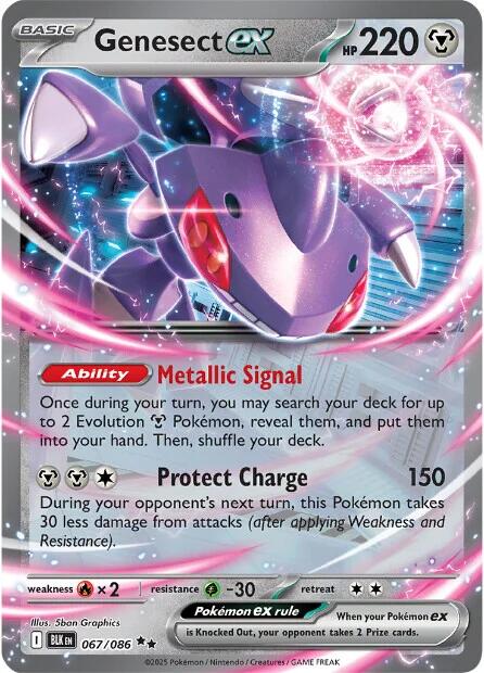 Genesect ex (067/086) [Scarlet & Violet: Black Bolt] | Good Games North