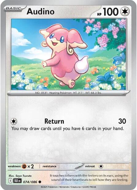 Audino (074/086) [Scarlet & Violet: Black Bolt] | Good Games North