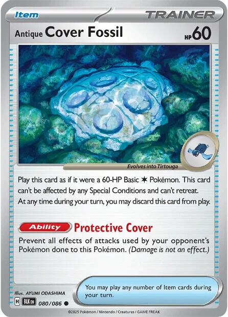 Antique Cover Fossil (080/086) [Scarlet & Violet: Black Bolt] | Good Games North