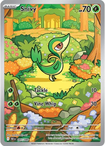 Snivy (087/086) [Scarlet & Violet: Black Bolt] | Good Games North