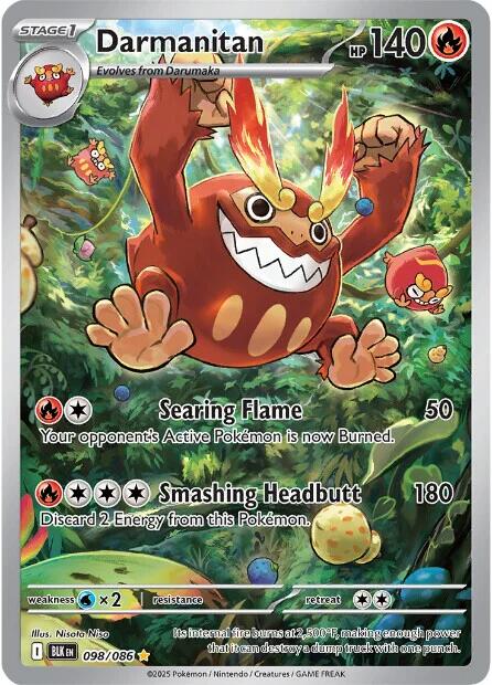 Darmanitan (098/086) [Scarlet & Violet: Black Bolt] | Good Games North