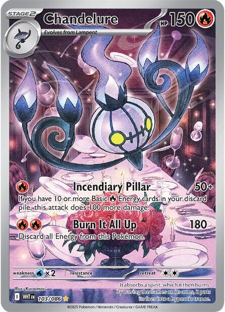 Chandelure (103/086) [Scarlet & Violet: White Flare] | Good Games North