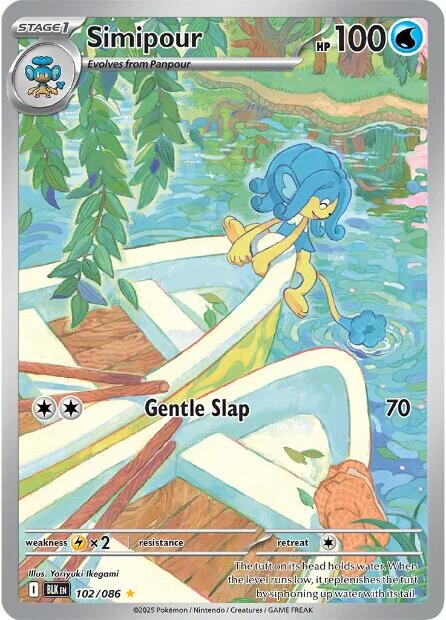 Simipour (102/086) [Scarlet & Violet: Black Bolt] | Good Games North