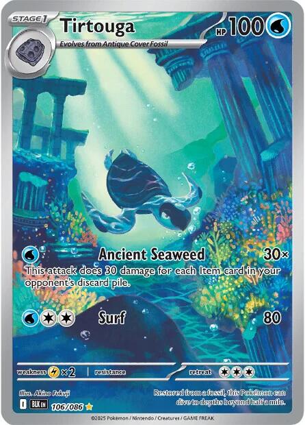 Tirtouga (106/086) [Scarlet & Violet: Black Bolt] | Good Games North