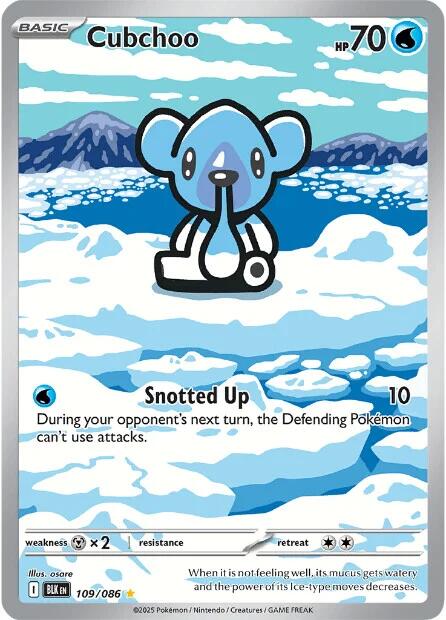 Cubchoo (109/086) [Scarlet & Violet: Black Bolt] | Good Games North