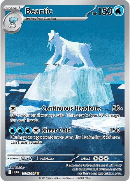 Beartic (110/086) [Scarlet & Violet: Black Bolt] | Good Games North