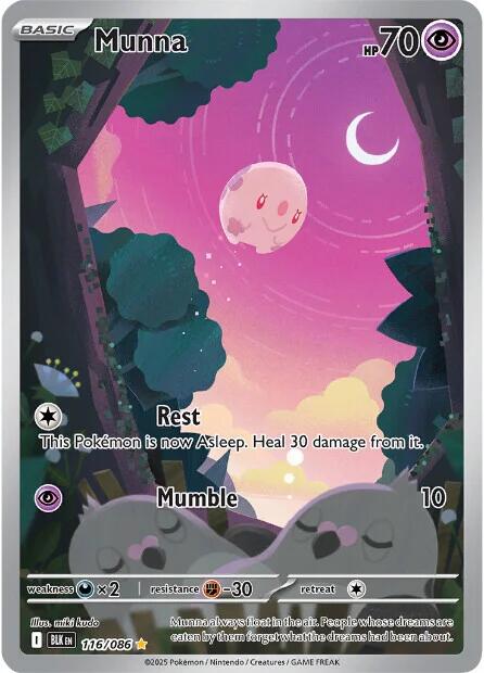 Munna (116/086) [Scarlet & Violet: Black Bolt] | Good Games North