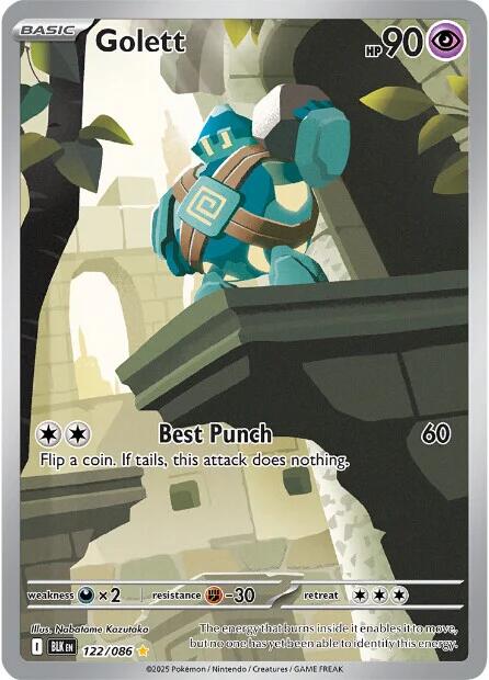 Golett (122/086) [Scarlet & Violet: Black Bolt] | Good Games North