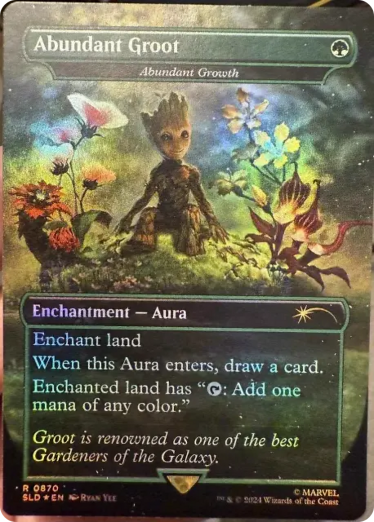 Abundant Groot - Abundant Growth (Rainbow Foil) [Secret Lair Drop Series] | Good Games North